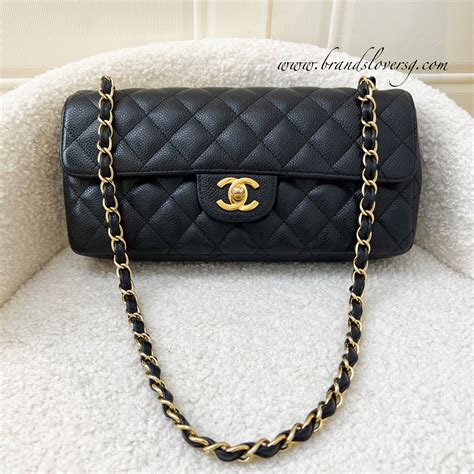 chanel east west flap bag price